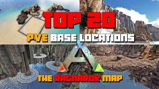 ARK Ragnarok  TOP 20 BEST PVE Base Locations