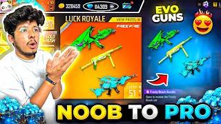 Free Fire Noob To Pro In 8 MinsAll New Legendary Gun Skins And Bundle -Garena Free Fire