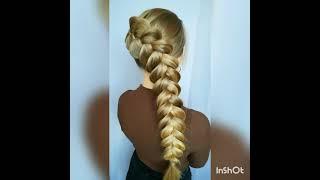 ОБЪЁМНАЯ КОСА. FRENCH BRAID HAIRSTYLE