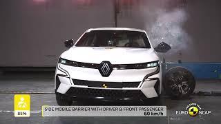 Renault Megane E-TECH Electric erzielt fünf Sterne im Euro NCAP-Crashtest