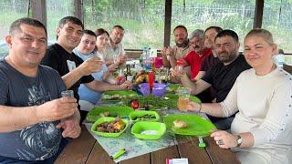 Вот так Встреча Готовим Блюдо из Козы  Кебаб по-Турецки  Блюда в казане на костре  хашлама