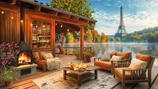 Warm Jazz Music at Cozy Coffee Shop Ambience  Relaxing Jazz Instrumental Music for Studying Work