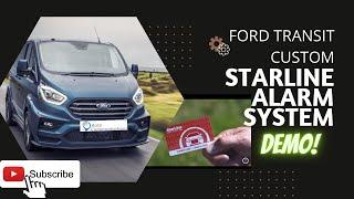 Demo of a starline alarm on a #fordtransit by @CarSecurity