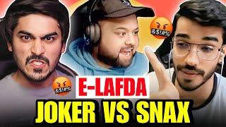 Joker VS Snax *E-Lafda CONTROVERSY* ft. @8bitGoldygg