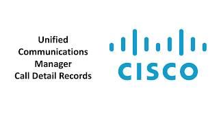 Cisco CUCM CDR Data