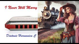 I Never Will Marry Country music on Diatonic Harmonica C