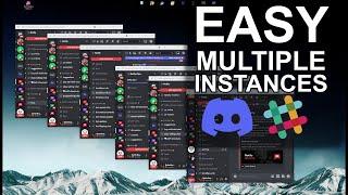 How to Open Multiple Discord  Slack Instances & Monitor Several Channels at The Same Time