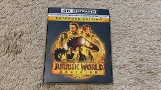 Jurassic World Dominion 4K UHD Blu-ray Unboxing