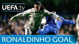 Ronaldinho Amazing Barcelona goal against Chelsea