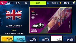 McLaren Senna GTR Special Seasonal Event Stage 1 Osaka Sakura Castle 2022 #Asphalt9