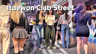 4K SEOUL KOREA거리만 걸어도 클럽안에 있는것 같은 새벽 불금 이태원클럽거리 Itaewon Club StreetSeoul KoreaCity Stroll