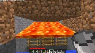 minecraft tutorial lava and water trap