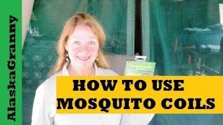 How To Use Mosquito Coils - Mosquito Repellent Coils Get Rid Of Mosquitoes Fast