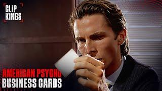 Business Card Obsession  American Psycho