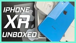 iPhone XR Unboxing & Overview Blue