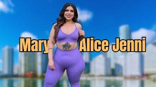 Mary Alice Jenni Mexican-American Plus-size Model Wiki Fashion Height Biography