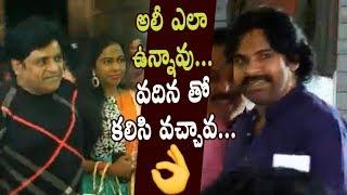 Pawan Kalyan and Ali @Jayasudha Son Nihar Wedding Reception - Cinema Garage