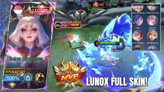 FINALLY LUNOX FULL SKIN‼️ Try out lunox legend divine godness ️