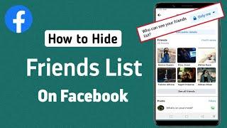 How to Hide Friends List On Facebook 2024