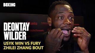 Usyk Was Robbed Of KO - Deontay Wilder Reacts To Fury-Usyk