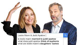 Leslie Mann & Judd Apatow Answer the Webs Most Searched Questions  WIRED