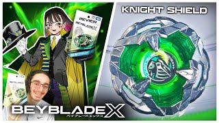 MULTI JUST GOT COOLER NEW BX-04 Knight Shield BEYBLADE X Unboxing Review