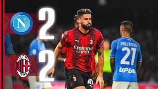 Giroud bags a brace at the Maradona  Napoli 2-2 AC Milan  Serie A Highlights