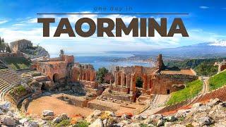 ONE DAY IN TAORMINA ITALY   4K 60FPS  A wonderful place on the east coast of Sicily