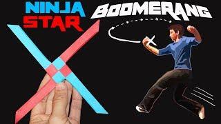 The EPIC Ninja Star Boomerang Amazing OrigamiPaper Star