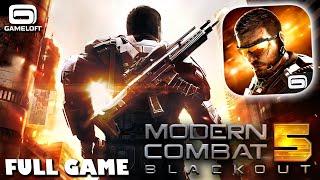 Modern Combat 5 Blackout AndroidiOSPC Longplay FULL GAME No Commentary