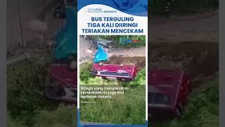 Pengakuan Korban Kecelakaan Bus Peziarah di Guci Tegal Terguling 3 Kali Dipenuhi Teriakan Mencekam