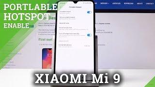 How to Share Mobile Hotspot in XIAOMI Mi 9 - Enable Portable Hotspot