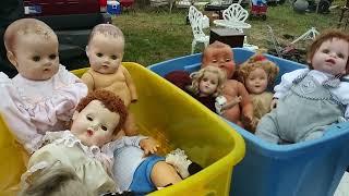 HUGE Doll Collectors Estate Auction We brought $140  What Can We Get?