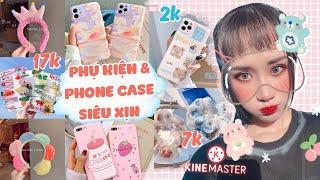 MUA THỬ ỐP ĐIỆN THOẠI SALE 2K? SCRUNCHIES 7K....HAUL PHỤ KIỆN RẺ + APP KineMaster  HƯƠNG WITCH