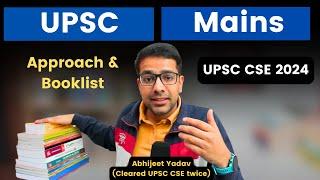 UPSC Mains Approach and Sources for all GS Subjects  UPSC CSE 2024