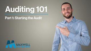 Auditing 101  Part 1 Starting the Audit A Guide for CPAs & Aspiring Auditors  Maxwell CPA Review