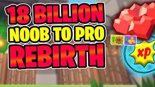 TOP 10 LEVEL 18 BILLION REBIRTH  NOOB TO PRO  Giant Simulator