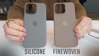 Apple FineWoven Case vs. Silicone - Quick Comparison