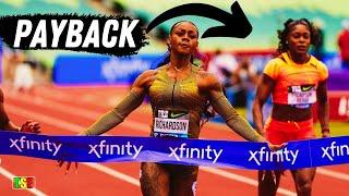 Sha’carri Richardson PAYBACK Elaine Thompson-Herah  2024 Prefontaine Classic Women’s 100m