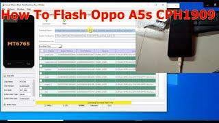 How To Flash Oppo A5s CPH1909 via SP Flash Tool