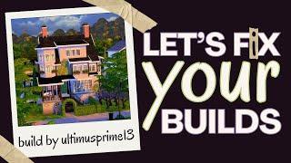 FIXING YOUR SIMS 4 BUILDS LIVE - Roofing Landscaping Floor Plans and More #sahmhelplive S03E03