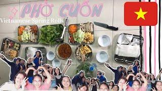 HOW TO MAKE VIETNAMESE SPRING ROLLS Phở cuốn? Check this out