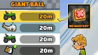 BALL vs CARS  GIANT ICE BALL MAP IN CS   Hill Climb Racing 2