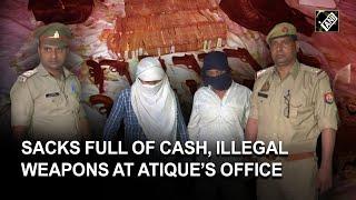 UP Prayagraj Police conducts raids at Atique Ahmad’s office seizes cash and illegal weapons