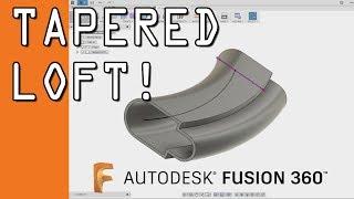 Fusion 360 Tapered Loft Tutorial  FF86