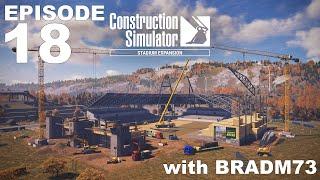 CONSTRUCTION SIMULATOR 2022 - STADIUM EXPANSION DLC - Ep# 18  PARKING DECK Part 1