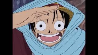 Luffy finds shade One Piece funny moment Eng Dub