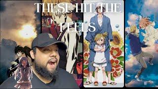 FIRST TIME REACTING to Anime Endings #2 These endings hit the SOUL #FourfoFour