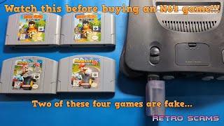 There are fake N64 games circulating everywhere...and the fakes are getting better