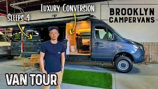 VAN TOUR  Luxury Scandinavian Design Custom Camper Van Build